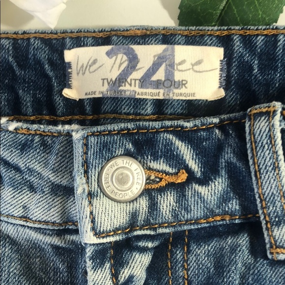 We The Free Denim Bermuda Shorts - Picture 2 of 8